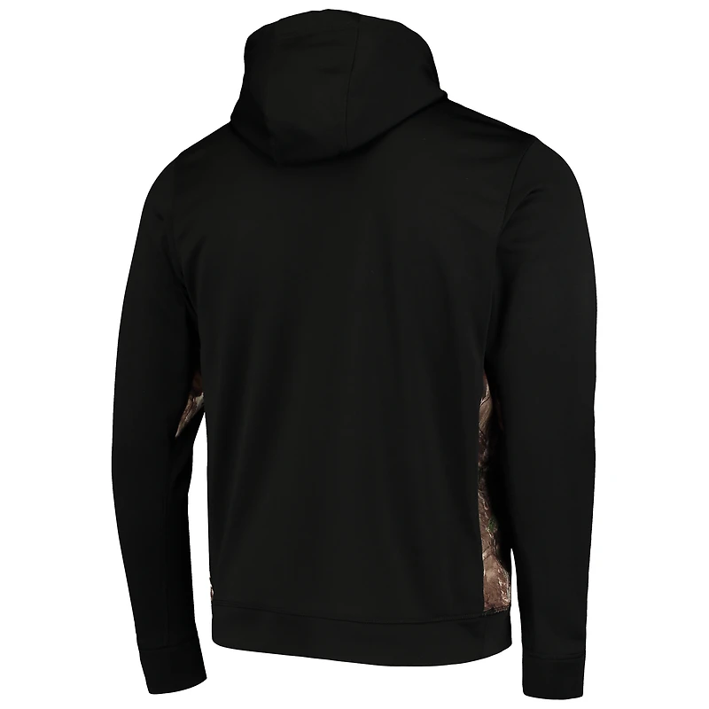 Chandail à capuchon pour hommes Dunbrooke Camo noir/Realtree Seattle Seahawks Logo Ranger