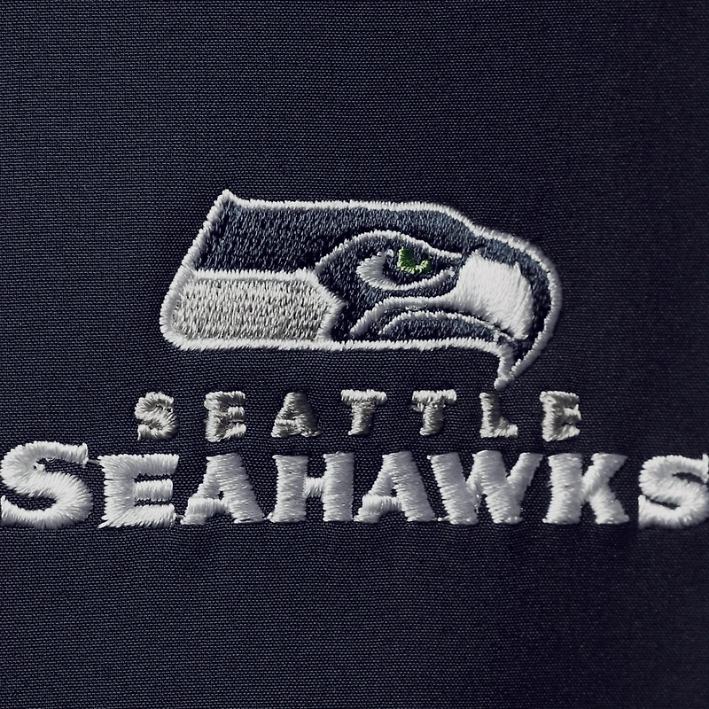 Men's Dunbrooke College Navy Seattle Seahawks Big & Tall Sonoma Softshell Full-Zip Jacket