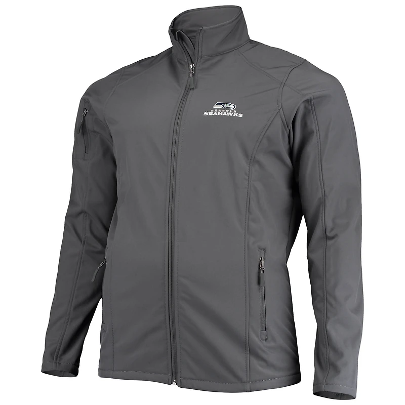 Blouson à fermeture éclair intégrale Dunbrooke pour hommes Seattle Seahawks Tailles Big & Tall Sonoma Softshell