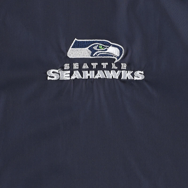 Men's Dunbrooke Navy Seattle Seahawks Big & Tall Legacy Stadium Full-Zip Jacket