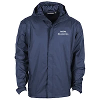 Veste à capuche entièrement zippée et imperméable Dunbrooke Navy Seattle Seahawks Tropic pour homme