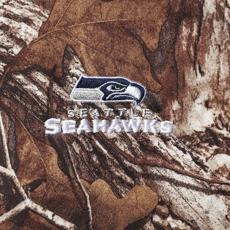 Chandail à capuchon en molleton Tech pour hommes Dunbrooke Realtree Camo Seattle Seahawks Circle Champion