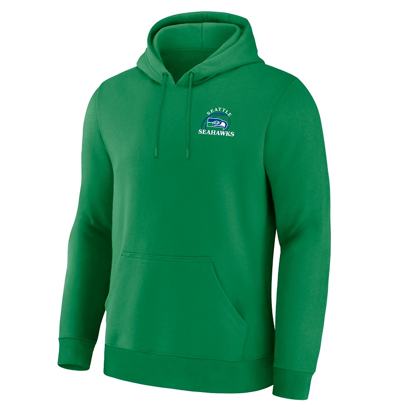 Sweat à capuche polaire Fanatics Royal Seattle Seahawks Classic Scribble Legacy pour homme