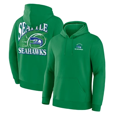 Men's Fanatics Royal Seattle Seahawks Classic Scribble Legacy Fleece Hoodie