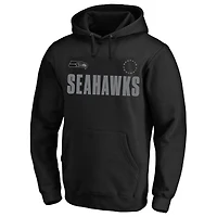 Sweat à capuche Fanatics noir pour homme des Seattle Seahawks, taille grande et grande, avec motif Chip Shot