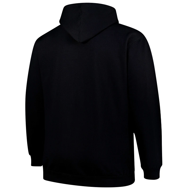 Sweat à capuche Fanatics pour hommes, noir, Seattle Seahawks, grande taille, Pop