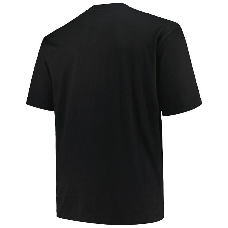 Men's Fanatics Black Seattle Seahawks Big & Tall Pop T-Shirt