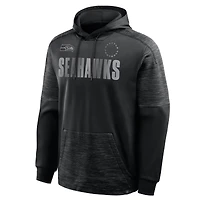 Men's Fanatics Black Seattle Seahawks Chip Shot Pullover Hoodie