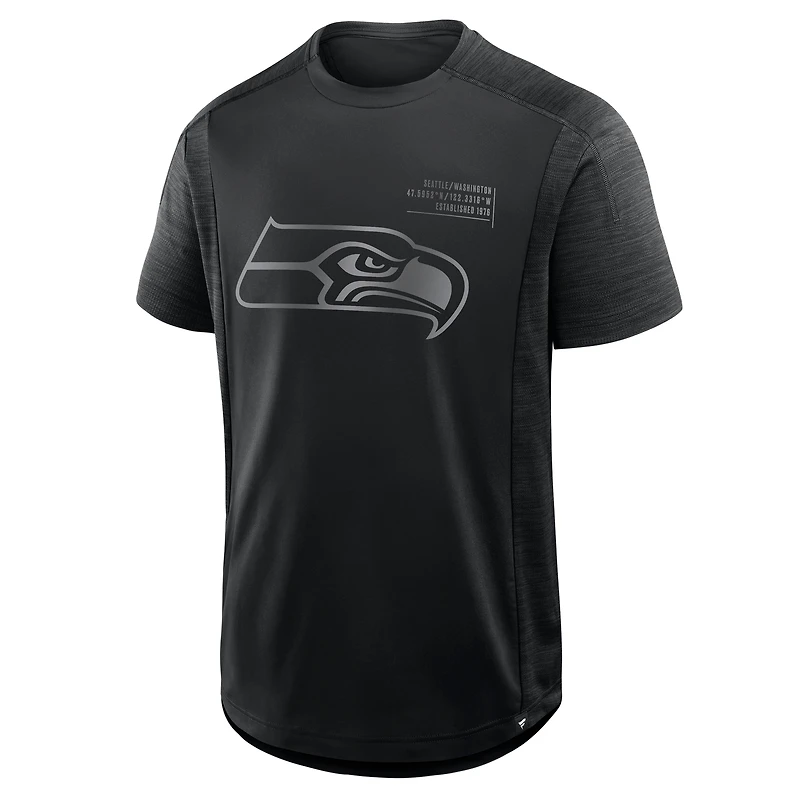 Men's Fanatics Black Seattle Seahawks Deceptive Juke T-Shirt