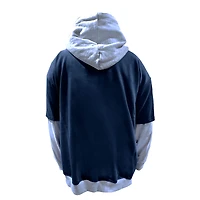 Sweat à capuche Fanatics College Navy/Heather Grey pour homme des Seattle Seahawks, grande taille