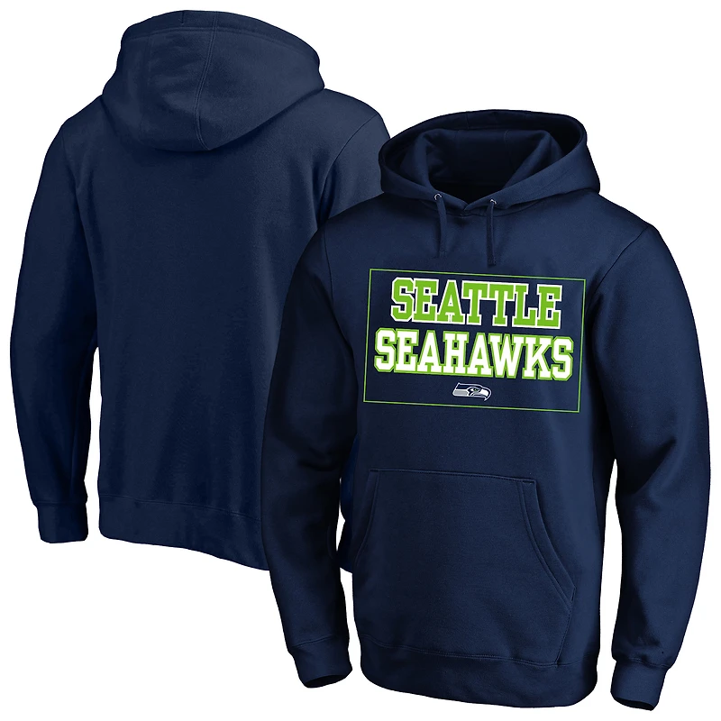 Men's Fanatics  College Navy Seattle Seahawks Big & Tall Fleece Hoodie