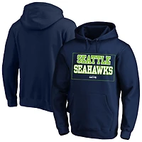 Men's Fanatics  College Navy Seattle Seahawks Big & Tall Fleece Hoodie