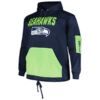 Sweat à capuche Fanatics College Navy Seattle Seahawks Big & Tall pour hommes