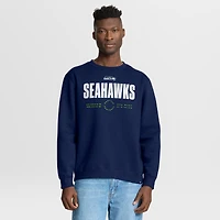 Men's Fanatics College Navy Seattle Seahawks Direct Handoff Legacy Pullover Sweatshirt