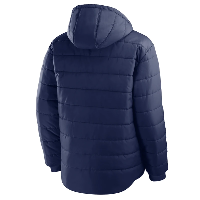 Veste à capuche zippée intégrale Fanatics College Navy Seattle Seahawks pour homme