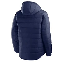 Veste à capuche zippée intégrale Fanatics College Navy Seattle Seahawks pour homme