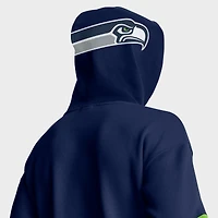 Men's Fanatics College Navy Seattle Seahawks Helmet Pullover Hoodie