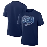 T-shirt Fanatics College Navy pour homme, motif Hometown True Favorite des Seattle Seahawks