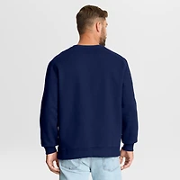 Men's Fanatics College Navy Seattle Seahawks Powerful Throw Legacy Pullover Sweatshirt