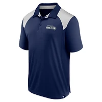 Polo primaire Fanatics College Navy Seattle Seahawks pour hommes
