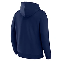Sweat à capuche Legacy pour homme, bleu marine, fanatiques, plaqueur droit, Seattle Seahawks