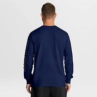 Men's Fanatics College Navy Seattle Seahawks Sweep Legacy Long Sleeve T-Shirt