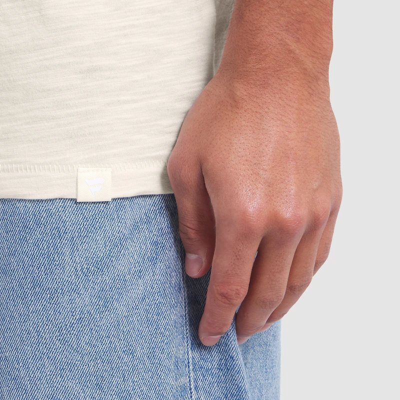 T-shirt fanatique pour homme couleur crème Seattle Seahawks Slub