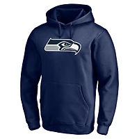 Men's Fanatics DK Metcalf College Navy Seattle Seahawks Player Icon Name & Number Pullover Hoodie