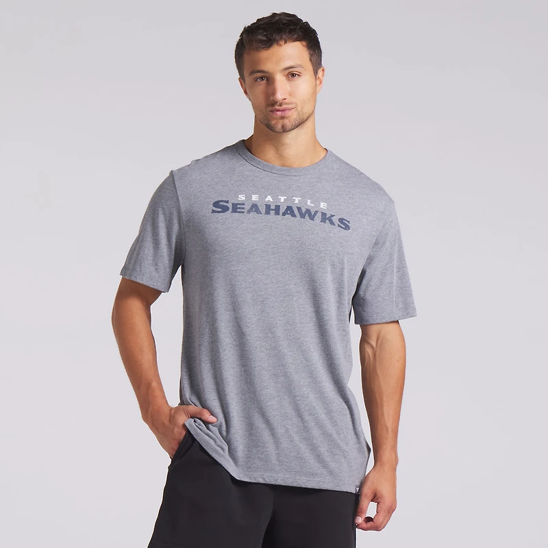 T-shirt tri-blend gris chiné Fanatics pour homme, motif Seattle Seahawks, Pass Rush