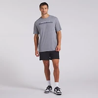 Men's Fanatics Heather Gray Seattle Seahawks Pass Rush Tri-Blend T-Shirt