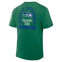 Men's Fanatics Kelly Green Seattle Seahawks Fluid Motion Legacy T-Shirt