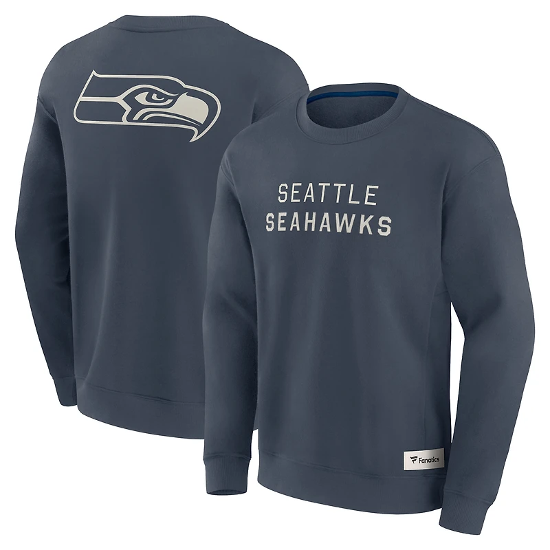 Sweat-shirt à capuche pour homme Fanatics Navy Seattle Seahawks Elements Future Ground Lettering