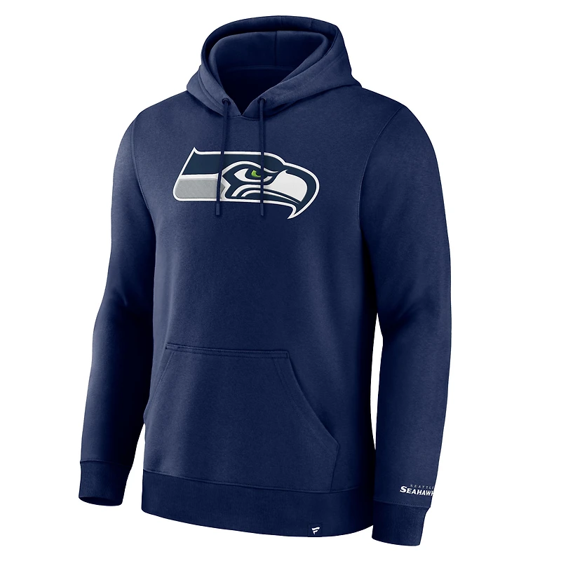 Sweat à capuche Fanatics bleu marine pour homme des Seattle Seahawks Pylon Cam Legacy