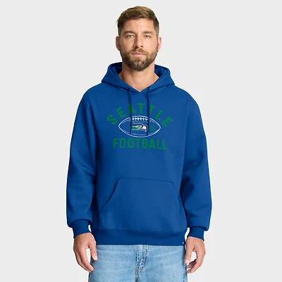 Sweat à capuche Fanatics Royal Seattle Seahawks Fumblerooski Legacy pour homme