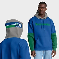 Sweat à capuche rétro Fanatics Royal Seattle Seahawks pour homme