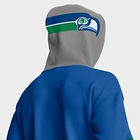 Men's Fanatics Royal Seattle Seahawks Helmet Retro Pullover Hoodie