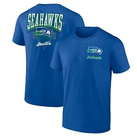 T-shirt Fanatics Royal Seattle Seahawks Never Over pour homme