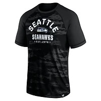 T-shirt occultant Hail Mary Raglan Fanatics Seattle Seahawks pour hommes