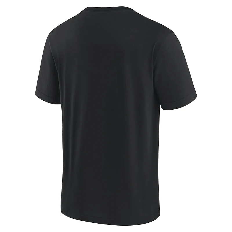Men's Fanatics Seattle Seahawks Blackout Heavyweight T-Shirt