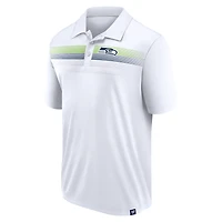 Men's Fanatics White Seattle Seahawks Big & Tall Sublimated Polo