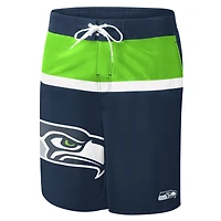 G-III Sports by Carl Banks College Navy Seattle Seahawks Sea Wind pour homme - Maillot de bain