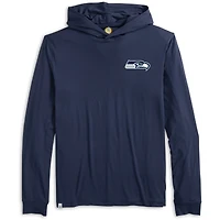Men's johnnie-O  College Navy Seattle Seahawks Talon Long Sleeve Hooded T-Shirt