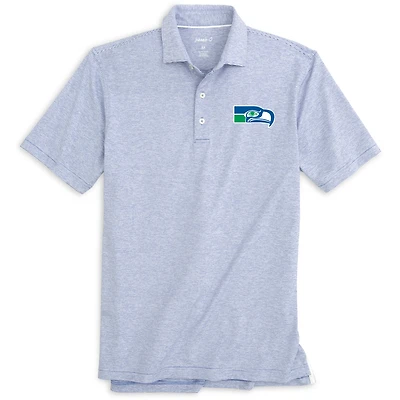 Men's johnnie-O Royal/White Seattle Seahawks Throwback Coastal Wash Polo