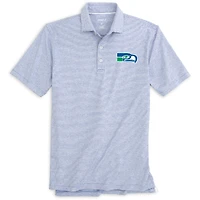 Men's johnnie-O Royal/White Seattle Seahawks Throwback Coastal Wash Polo