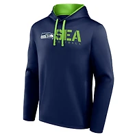 Sweat à capuche bleu marine avec logo Athletic College pour homme des Seattle Seahawks Head Start