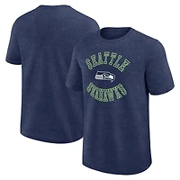 Men's Logo Athletic College Navy Seattle Seahawks Success T-Shirt