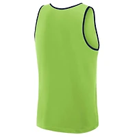 Men's Logo Athletic Neon Green Seattle Seahawks Unmatched Success Tank Top