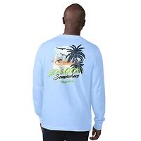 Men's Margaritaville Light Blue Seattle Seahawks It's Five O'Clock Somewhere Long Sleeve T-Shirt
