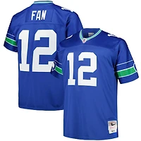Maillot de joueur retraité Mitchell & Ness 12s Royal Seattle Seahawks Big Tall Legacy pour hommes