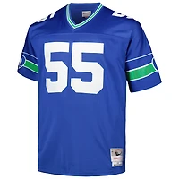 Maillot de joueur retraité Mitchell & Ness Brian Bosworth Royal Seattle Seahawks Big Tall 1987 Legacy pour hommes